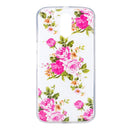 For Motorola Moto G4 Noctilucent Rose Flower Pattern IMD Workmanship Soft TPU Back Cover Case
