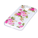 For Motorola Moto G4 Noctilucent Rose Flower Pattern IMD Workmanship Soft TPU Back Cover Case