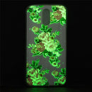 For Motorola Moto G4 Noctilucent Rose Flower Pattern IMD Workmanship Soft TPU Back Cover Case