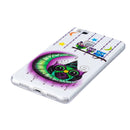 For Huawei P9 Lite Noctilucent Moon And Owls Pattern IMD Workmanship Soft TPU Back Cover Case
