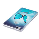 For Huawei P9 Lite Noctilucent Butterfly Pattern IMD Workmanship Soft TPU Back Cover Case