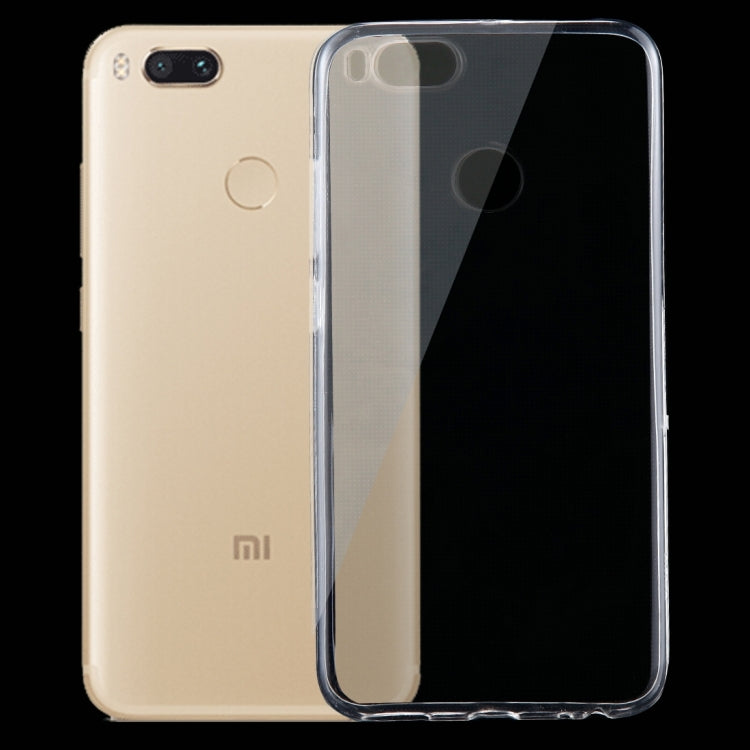 For Xiaomi Mi 5X / A1 0.75mm Ultra-thin Transparent TPU Protective Case(Transparent)