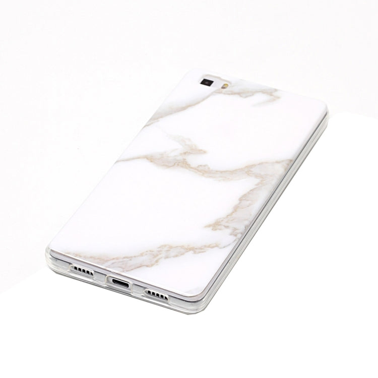 For Huawei P8 Lite Marble Pattern Soft TPU Protective Case