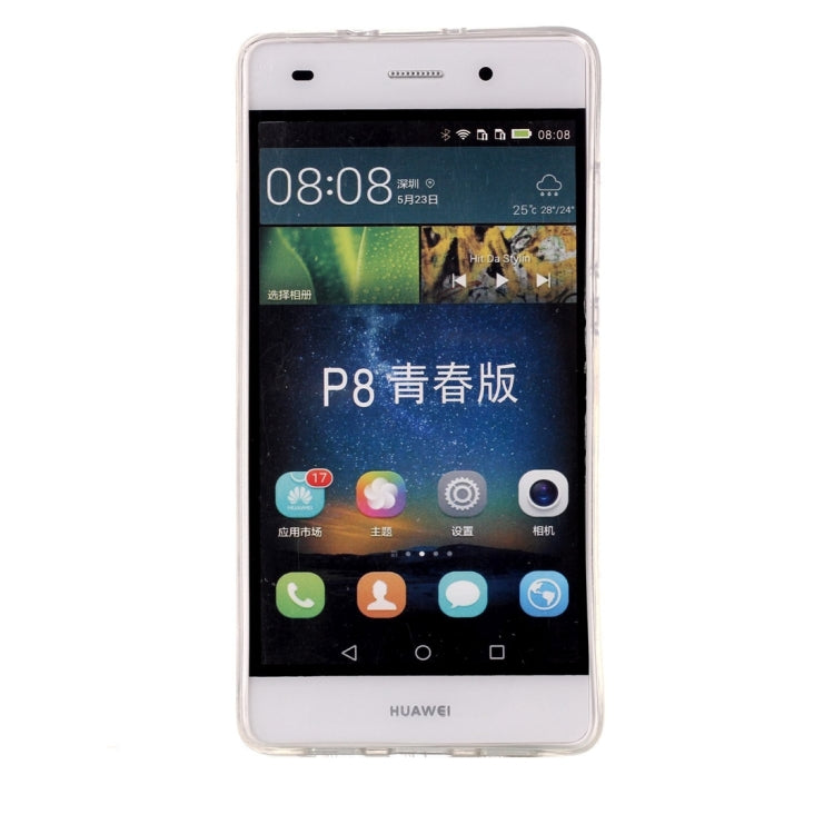 For Huawei P8 Lite Marble Pattern Soft TPU Protective Case