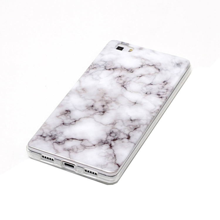 For Huawei P8 Lite Marble Pattern Soft TPU Protective Case