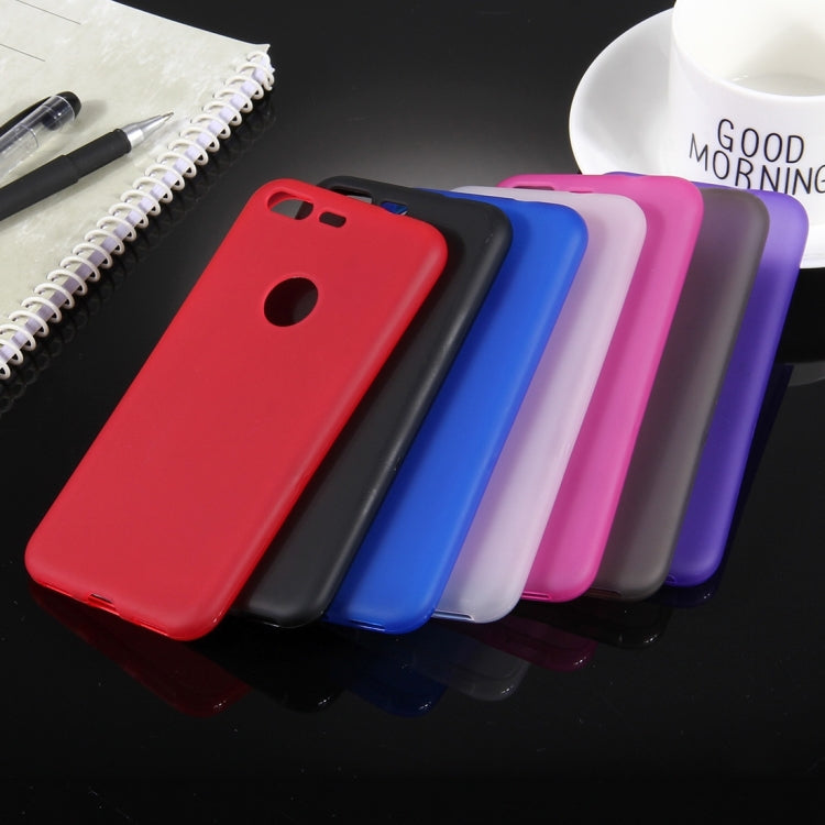 For Google Pixel Soft TPU Protective Back Cover Case (Black)