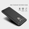 For Huawei Mate 10 Pro Brushed Texture Carbon Fiber Shockproof TPU Rugged Armor Protective Case (Red)