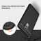 For Huawei Mate 10 Pro Brushed Texture Carbon Fiber Shockproof TPU Rugged Armor Protective Case (Red)