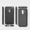 For Huawei Mate 10 Pro Brushed Texture Carbon Fiber Shockproof TPU Rugged Armor Protective Case (Red)