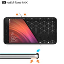 For Xiaomi Redmi Note 4X Brushed Carbon Fiber Texture Shockproof TPU Protective Case (Red)