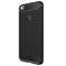 For Huawei P8 Lite (2017) Brushed Carbon Fiber Texture Shockproof TPU Protective Case(Black)