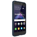 For Huawei P8 Lite (2017) Brushed Carbon Fiber Texture Shockproof TPU Protective Case(Dark Blue)