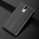 For Huawei Mate 9 Litchi Texture Full Coverage TPU Protective Back Cover Case (Black)