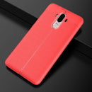 For Huawei Mate 9 Litchi Texture Full Coverage TPU Protective Back Cover Case (Red)