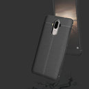 For Huawei Mate 9 Litchi Texture Full Coverage TPU Protective Back Cover Case (Red)