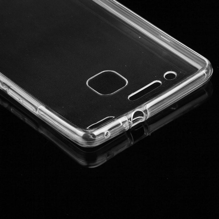 For Huawei P9 Lite 0.75mm Double-sided Ultra-thin Transparent TPU Protective Case(Transparent)