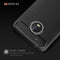 For Motorola Moto Gï¼ˆ5th Gen.ï¼‰ Brushed Carbon Fiber Texture Shockproof TPU Protective Cover Case(Blue)