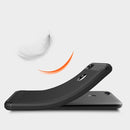 For Xiaomi Mi 5X Carbon Fiber TPU Brushed Texture Shockproof Protective Back Cover Case(Black)