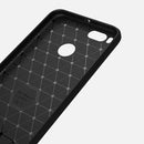 For Xiaomi Mi 5X Carbon Fiber TPU Brushed Texture Shockproof Protective Back Cover Case(navy)
