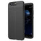 For Huawei P10 Litchi Texture TPU Protective Back Cover Case (Black)