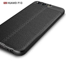 For Huawei P10 Litchi Texture TPU Protective Back Cover Case (Black)