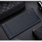 For Sony Xperia XA1 Ultra Brushed Texture Carbon Fiber Shockproof TPU Rugged Armor Protective Case(navy)