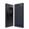For Sony Xperia XA1 Brushed Texture Carbon Fiber Shockproof TPU Rugged Armor Protective Case(navy)