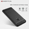 For Huawei P10 Lite Brushed Carbon Fiber Texture Shockproof TPU Protective Cover Case (Black)