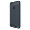 For Huawei P10 Lite Brushed Carbon Fiber Texture Shockproof TPU Protective Cover Case (Dark Blue)