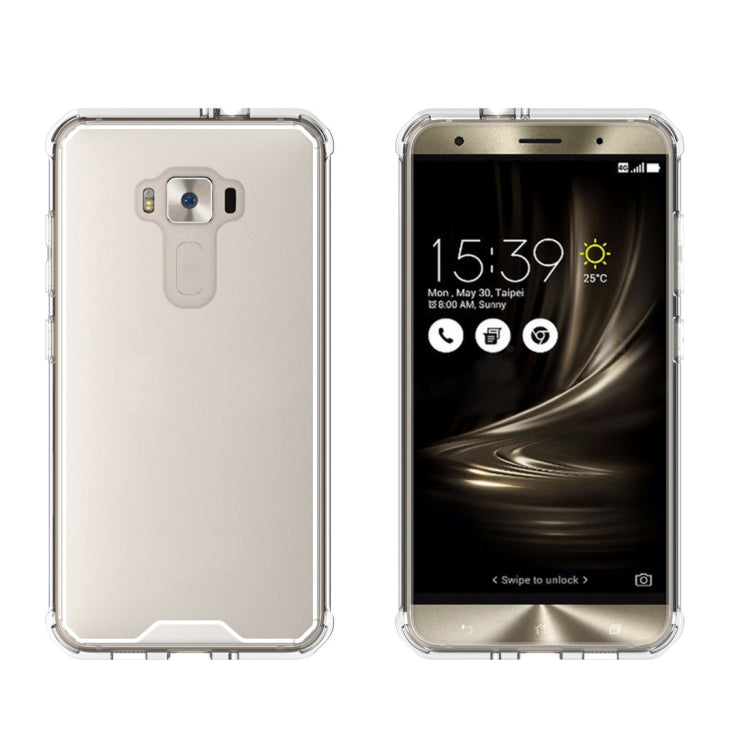 For Asus ZenFone 3 ZE552KL Acrylic + TPU Transparent Armor Protective Case (Transparent)