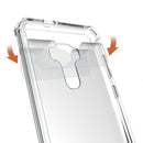 For Asus ZenFone 3 ZE552KL Acrylic + TPU Transparent Armor Protective Case (Transparent)