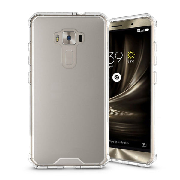 For Asus ZenFone 3 ZE552KL Acrylic + TPU Transparent Armor Protective Case (Transparent)