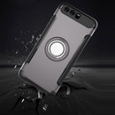 For Huawei P10 Plus Magnetic 360 Degree Rotation Ring Armor Protective Case(Black)