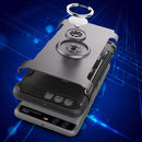 For Huawei P10 Plus Magnetic 360 Degree Rotation Ring Armor Protective Case(Black)