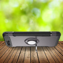 For Huawei P10 Plus Magnetic 360 Degree Rotation Ring Armor Protective Case(Black)