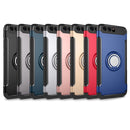 For Huawei P10 Plus Magnetic 360 Degree Rotation Ring Armor Protective Case(Black)