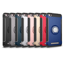 For Xiaomi Redmi 4A Magnetic 360 Degree Rotation Ring Armor Protective Case(Blue)