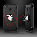 For Xiaomi Redmi 4X Magnetic 360 Degree Rotation Ring Armor Protective Case(Gold)