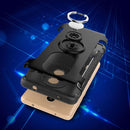 For Xiaomi Redmi Note 4X Magnetic 360 Degree Rotation Ring Armor Protective Case(Black)