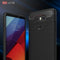 For LG G6 Brushed Carbon Fiber Texture Shockproof TPU Protective Cover Case(Black)