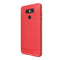 For LG G6 Brushed Carbon Fiber Texture Shockproof TPU Protective Cover Case (Red)