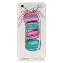 For Huawei P8 Lite Macarons Pattern IMD Workmanship Soft TPU Protective Case
