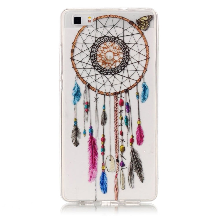 For Huawei P8 Lite Colour Bell Pattern IMD Workmanship Soft TPU Protective Case