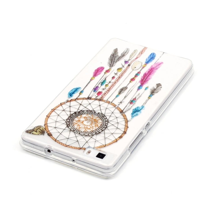 For Huawei P8 Lite Colour Bell Pattern IMD Workmanship Soft TPU Protective Case