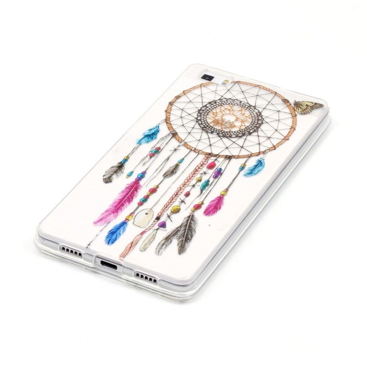 For Huawei P8 Lite Colour Bell Pattern IMD Workmanship Soft TPU Protective Case