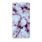 For Huawei P8 Lite Purple Marbling Pattern Soft TPU Protective Back Cover Case