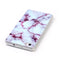 For Huawei P8 Lite Purple Marbling Pattern Soft TPU Protective Back Cover Case