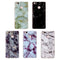 For Huawei P9 Lite White Marbling Pattern Soft TPU Protective Back Cover Case