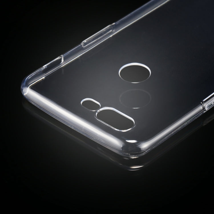 For OnePlus 5T 0.75mm Ultra-thin Transparent TPU Protective Case (Transparent)