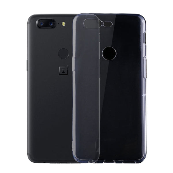 For OnePlus 5T 0.75mm Ultra-thin Transparent TPU Protective Case (Transparent)